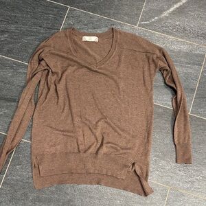 Pink Rose Chocolate Knit Sweater